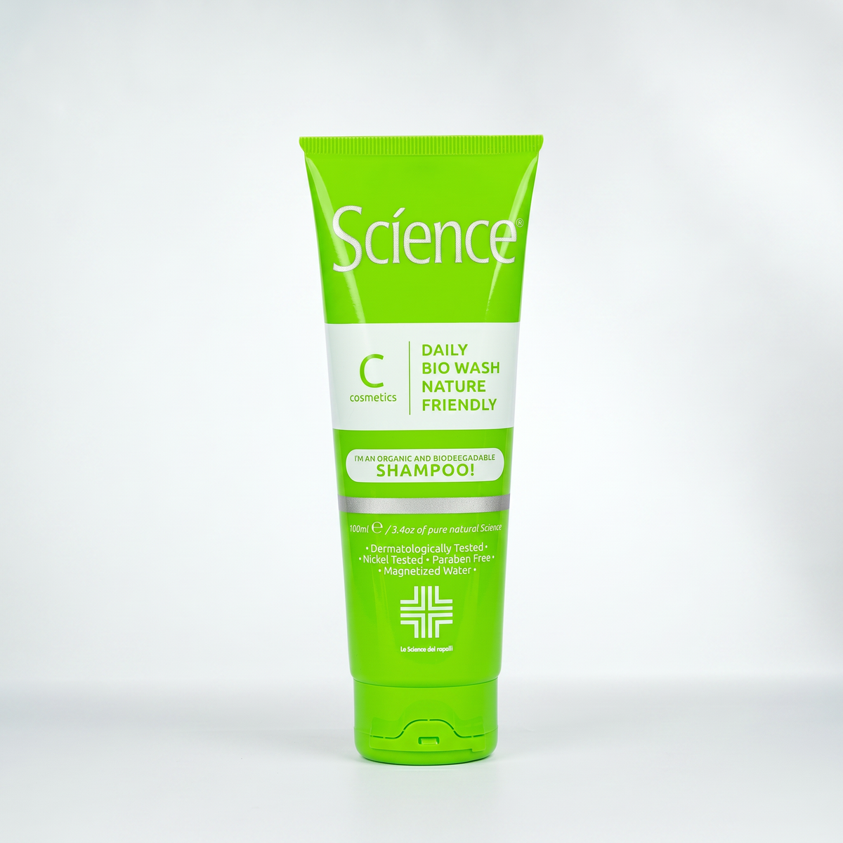 Szampon Science EKO 100 ml – tubka na jasnym tle