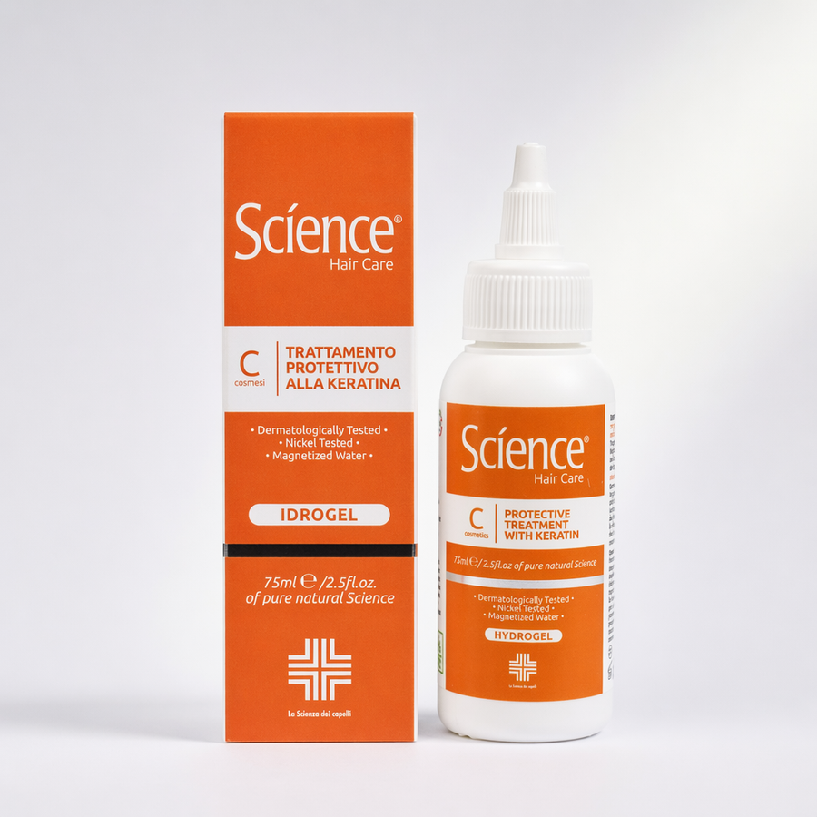 Maska z keratyną i Seda Complex Science 75 ml – butelka z kartonikiem na jasnym tle