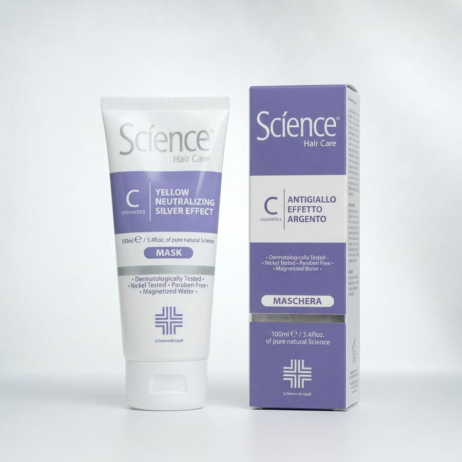Maska SILVER Science 100 ml – tubka z kartonikiem na jasnym tle