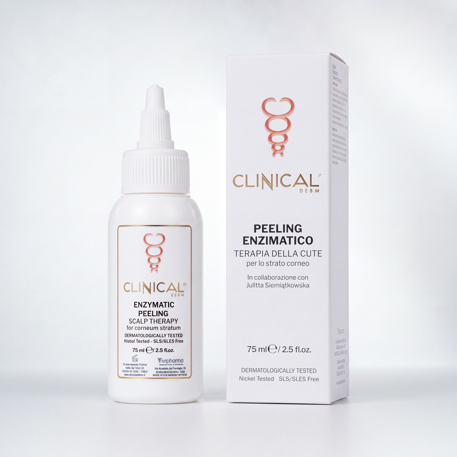 Peeling enzymatyczny Corneo Therapy Scalp 75 ml – butelka z kartonikiem na jasnym tle